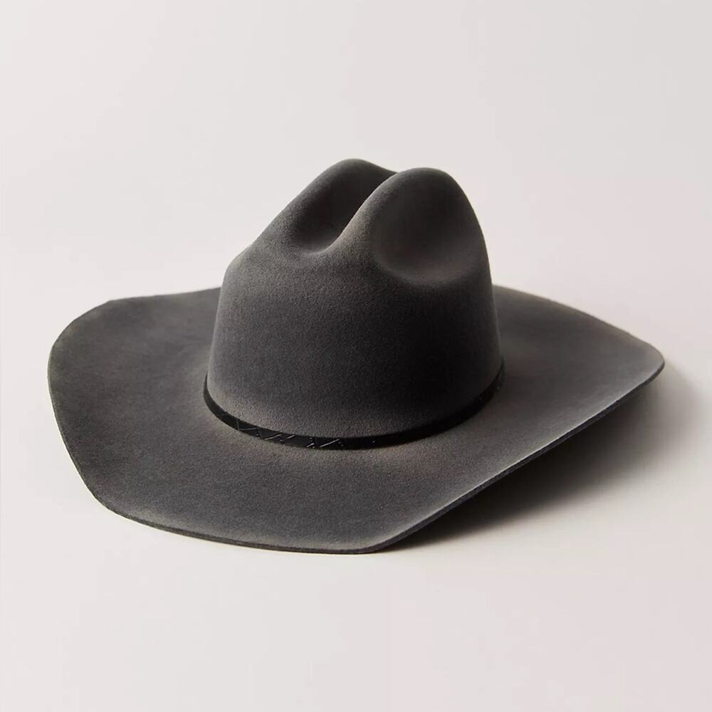 Free People Distressed Wool Cowboy Hat